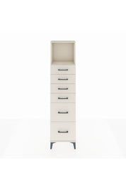 Arges Dolap Tek Raflı 6 Çekmeceli 44x30x182 - S22M045V1A