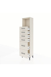 Arges Dolap Tek Raflı 6 Çekmeceli 44x30x182 - S22M045V1A