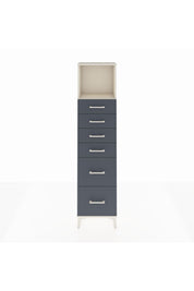 Arges Dolap Tek Raflı 6 Çekmeceli 44x30x182 - S22M045V2A