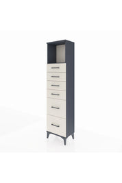 Arges Dolap Tek Raflı 6 Çekmeceli 44x30x182 - S22M045V4A