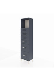 Arges Dolap Tek Raflı 6 Çekmeceli 44x30x182 - S22M045V5A