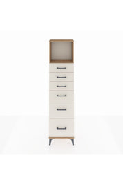 Arges Dolap Tek Raflı 6 Çekmeceli 44x30x182 - S22M045V7A