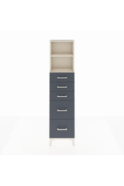 Arges Dolap 2 Raflı 5 Çekmeceli 44x30x182 - S22M046V2A