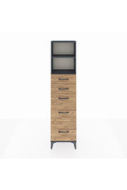 Arges Dolap 2 Raflı 5 Çekmeceli 44x30x182 - S22M046V6A