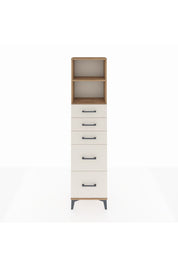Arges Dolap 2 Raflı 5 Çekmeceli 44x30x182 - S22M046V7A