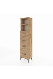 Arges Dolap 2 Raflı 5 Çekmeceli 44x30x182 - S22M046V9A