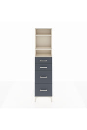 Arges Dolap 3 Raflı 4 Çekmeceli 44x30x182 - S22M047V2A