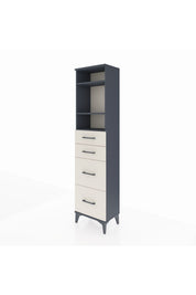 Arges Dolap 3 Raflı 4 Çekmeceli 44x30x182 - S22M047V4A