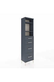 Arges Dolap 3 Raflı 4 Çekmeceli 44x30x182 - S22M047V5A