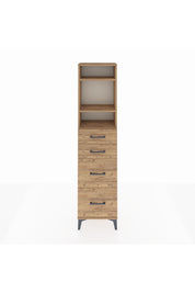 Arges Dolap 3 Raflı 4 Çekmeceli 44x30x182 - S22M047V9A