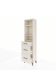 Arges Dolap 3 Raflı 3 Çekmeceli 44x30x182 - S22M048V1A