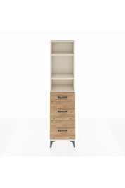 Arges Dolap 3 Raflı 3 Çekmeceli 44x30x182 - S22M048V3A