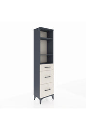 Arges Dolap 3 Raflı 3 Çekmeceli 44x30x182 - S22M048V4A
