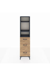 Arges Dolap 3 Raflı 3 Çekmeceli 44x30x182 - S22M048V6A