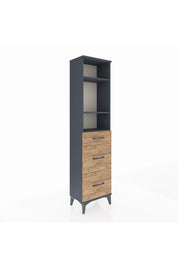 Arges Dolap 3 Raflı 3 Çekmeceli 44x30x182 - S22M048V6A