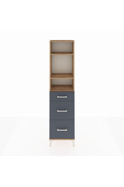 Arges Dolap 3 Raflı 3 Çekmeceli 44x30x182 - S22M048V8A
