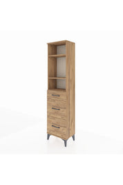 Arges Dolap 3 Raflı 3 Çekmeceli 44x30x182 - S22M048V9A
