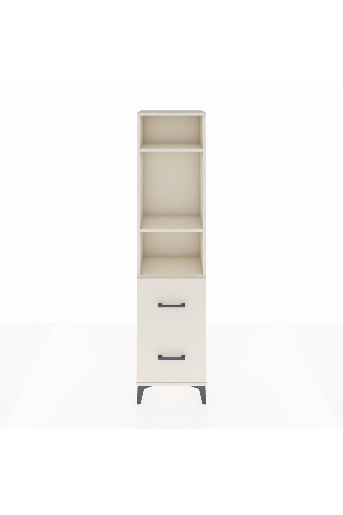 Arges Dolap 3 Raflı 2 Çekmeceli 44x30x182 - S22M049V1A