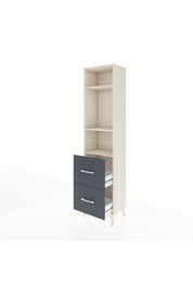 Arges Dolap 3 Raflı 2 Çekmeceli 44x30x182 - S22M049V2A