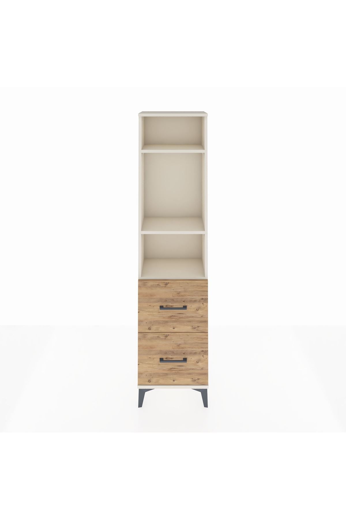 Arges Dolap 3 Raflı 2 Çekmeceli 44x30x182 - S22M049V3A