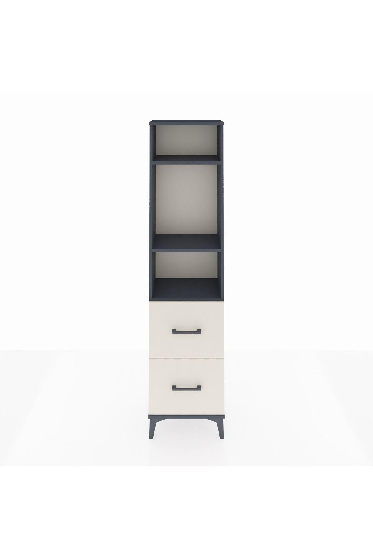 Arges Dolap 3 Raflı 2 Çekmeceli 44x30x182 - S22M049V4A