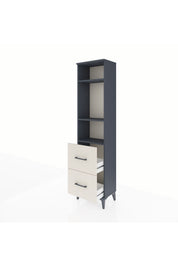Arges Dolap 3 Raflı 2 Çekmeceli 44x30x182 - S22M049V4A