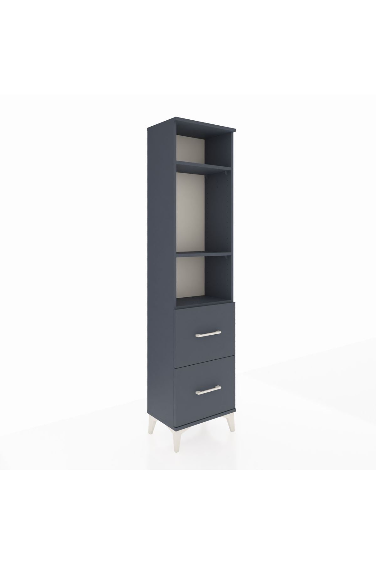Arges Dolap 3 Raflı 2 Çekmeceli 44x30x182 - S22M049V5A