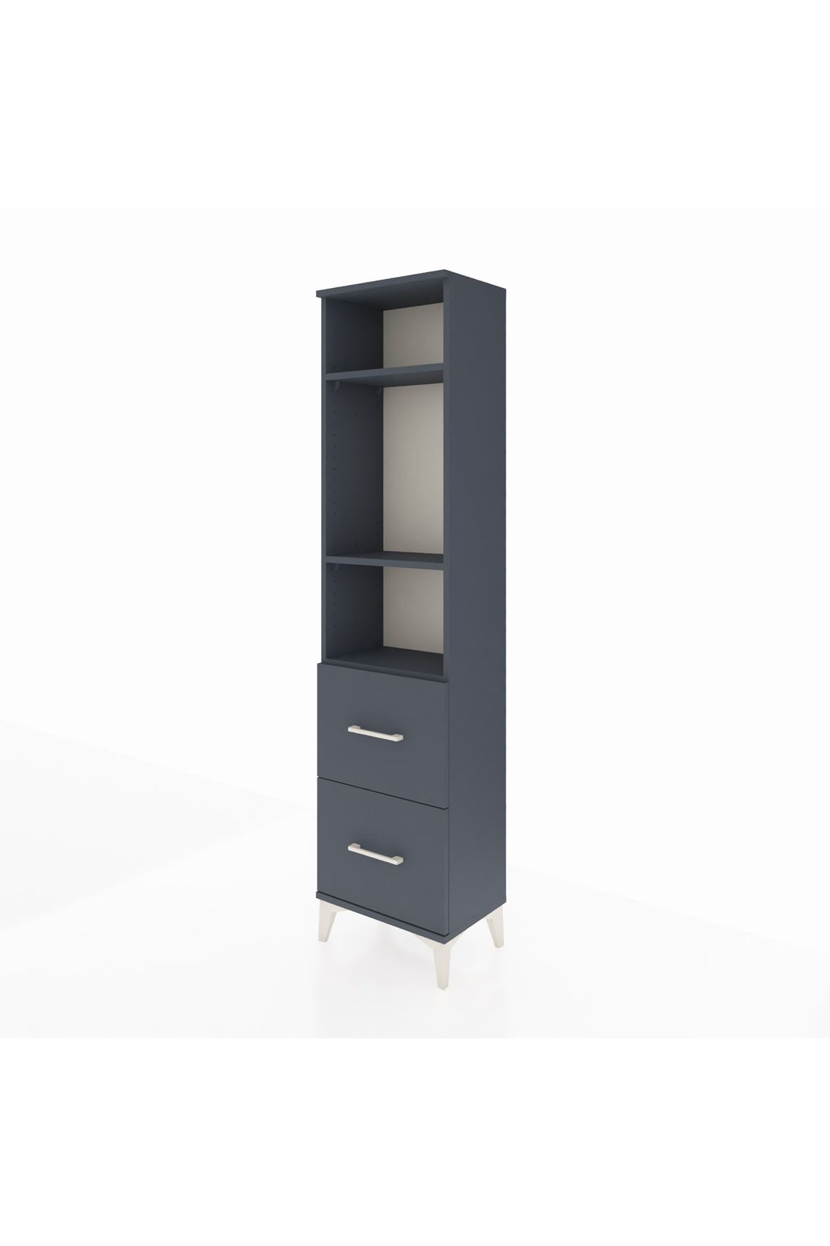 Arges Dolap 3 Raflı 2 Çekmeceli 44x30x182 - S22M049V5A