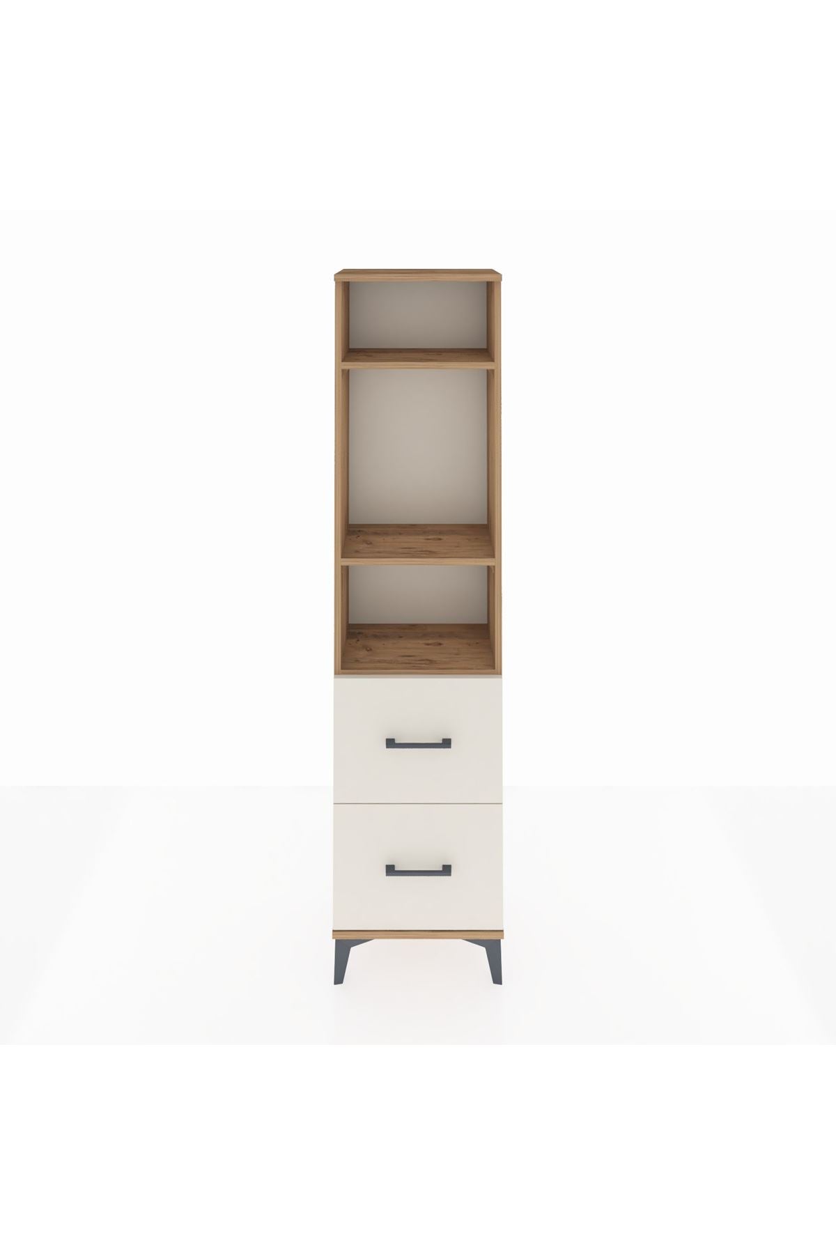 Arges Dolap 3 Raflı 2 Çekmeceli 44x30x182 - S22M049V7A