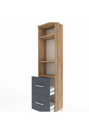 Arges Dolap 3 Raflı 2 Çekmeceli 44x30x182 - S22M049V8A