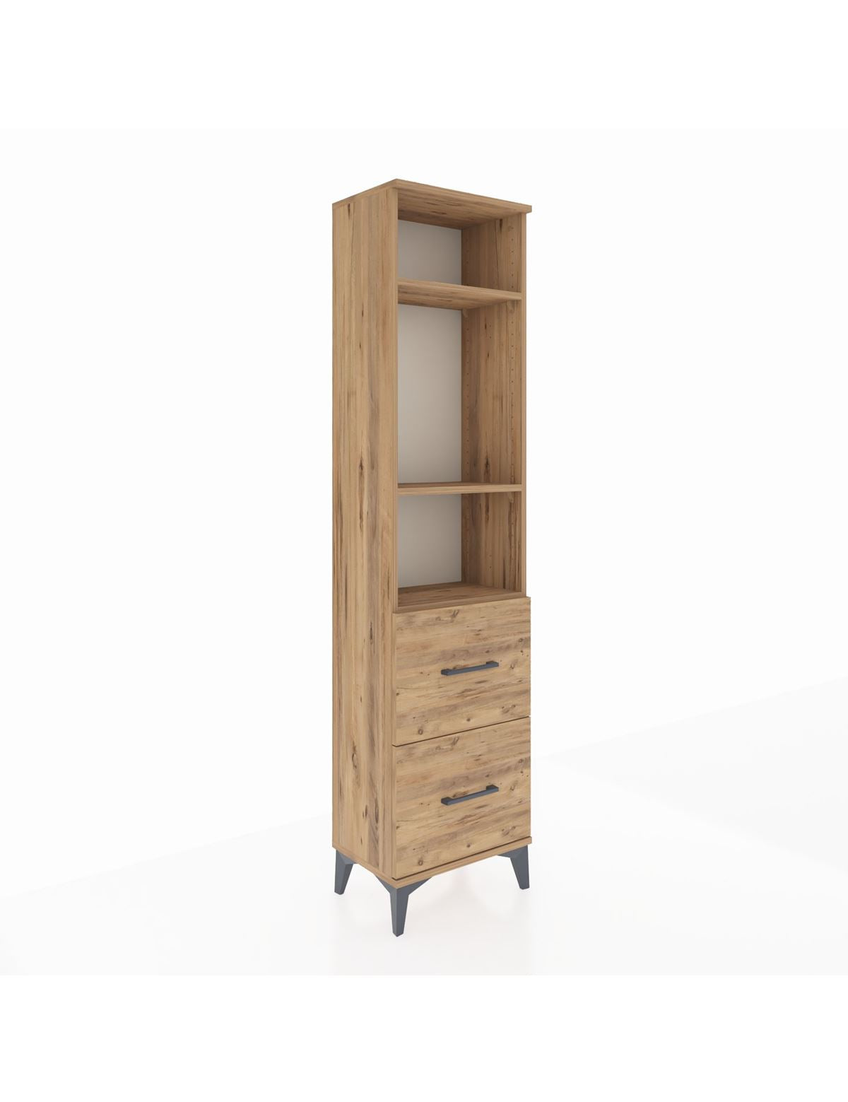 Arges Dolap 3 Raflı 2 Çekmeceli 44x30x182 - S22M049V9A