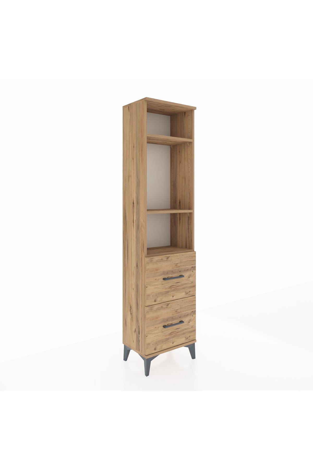 Arges Dolap 3 Raflı 2 Çekmeceli 44x30x182 - S22M049V9A