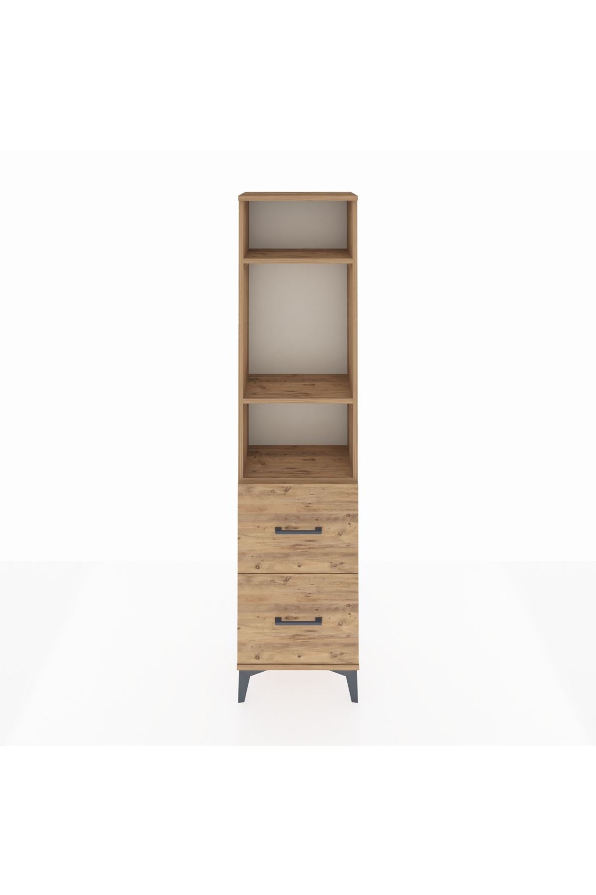 Arges Dolap 3 Raflı 2 Çekmeceli 44x30x182 - S22M049V9A