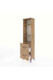 Arges Dolap 3 Raflı 2 Çekmeceli 44x30x182 - S22M049V9A