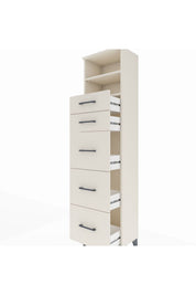 Arges Dolap 2 Raflı 5 Çekmeceli 44x30x182 - S22M050V1A