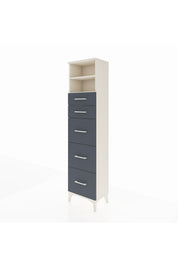Arges Dolap 2 Raflı 5 Çekmeceli 44x30x182 - S22M050V2A