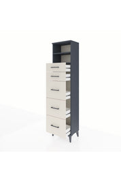 Arges Dolap 2 Raflı 5 Çekmeceli 44x30x182 - S22M050V4A