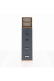 Arges Dolap 2 Raflı 5 Çekmeceli 44x30x182 - S22M050V8A