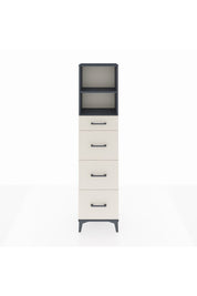 Arges Dolap 2 Raflı 4 Çekmeceli 44x30x182 - S22M051V4A