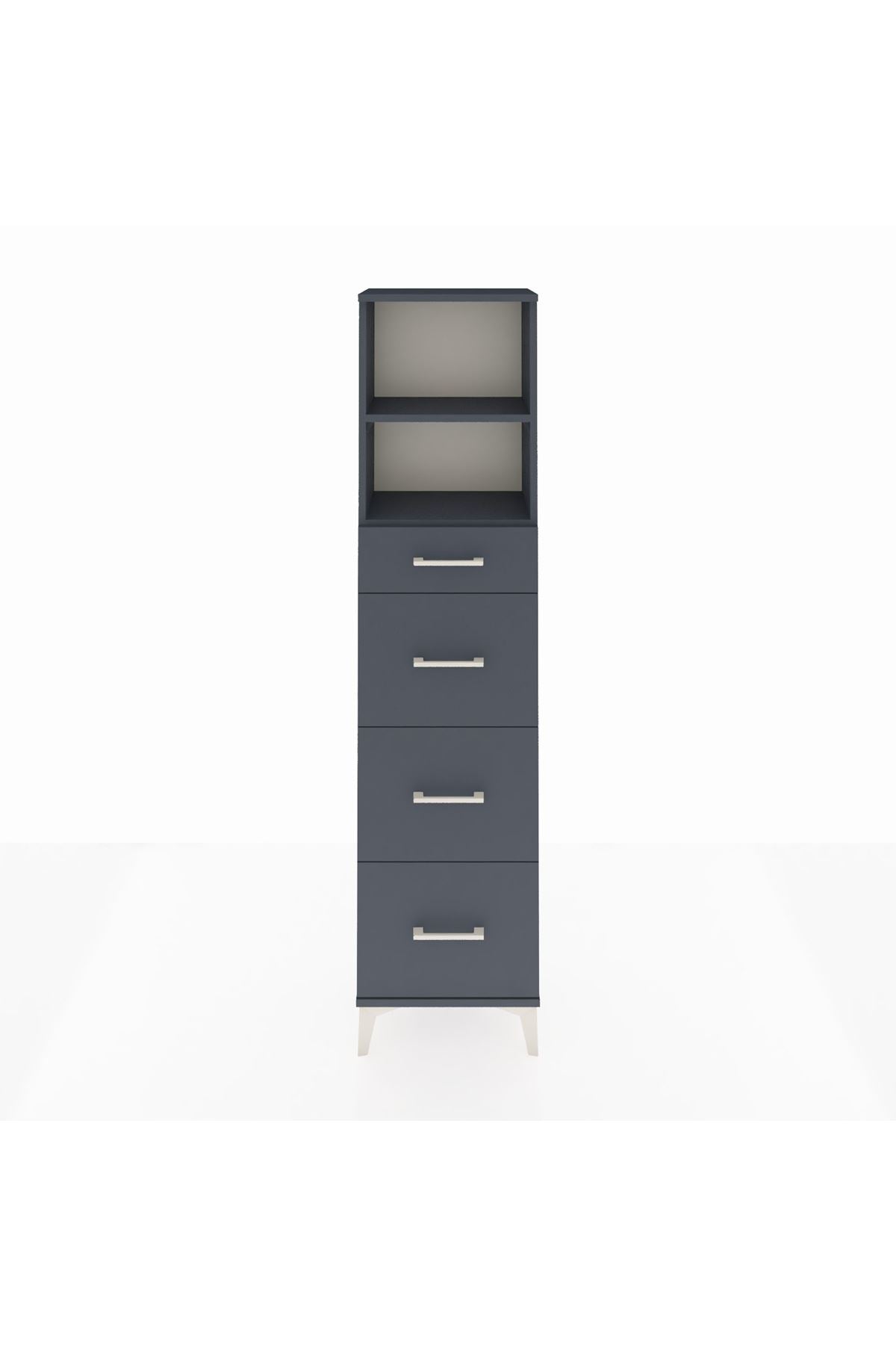 Arges Dolap 2 Raflı 4 Çekmeceli 44x30x182 - S22M051V5A