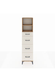 Arges Dolap 2 Raflı 4 Çekmeceli 44x30x182 - S22M051V7A