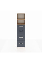 Arges Dolap 2 Raflı 4 Çekmeceli 44x30x182 - S22M051V8A