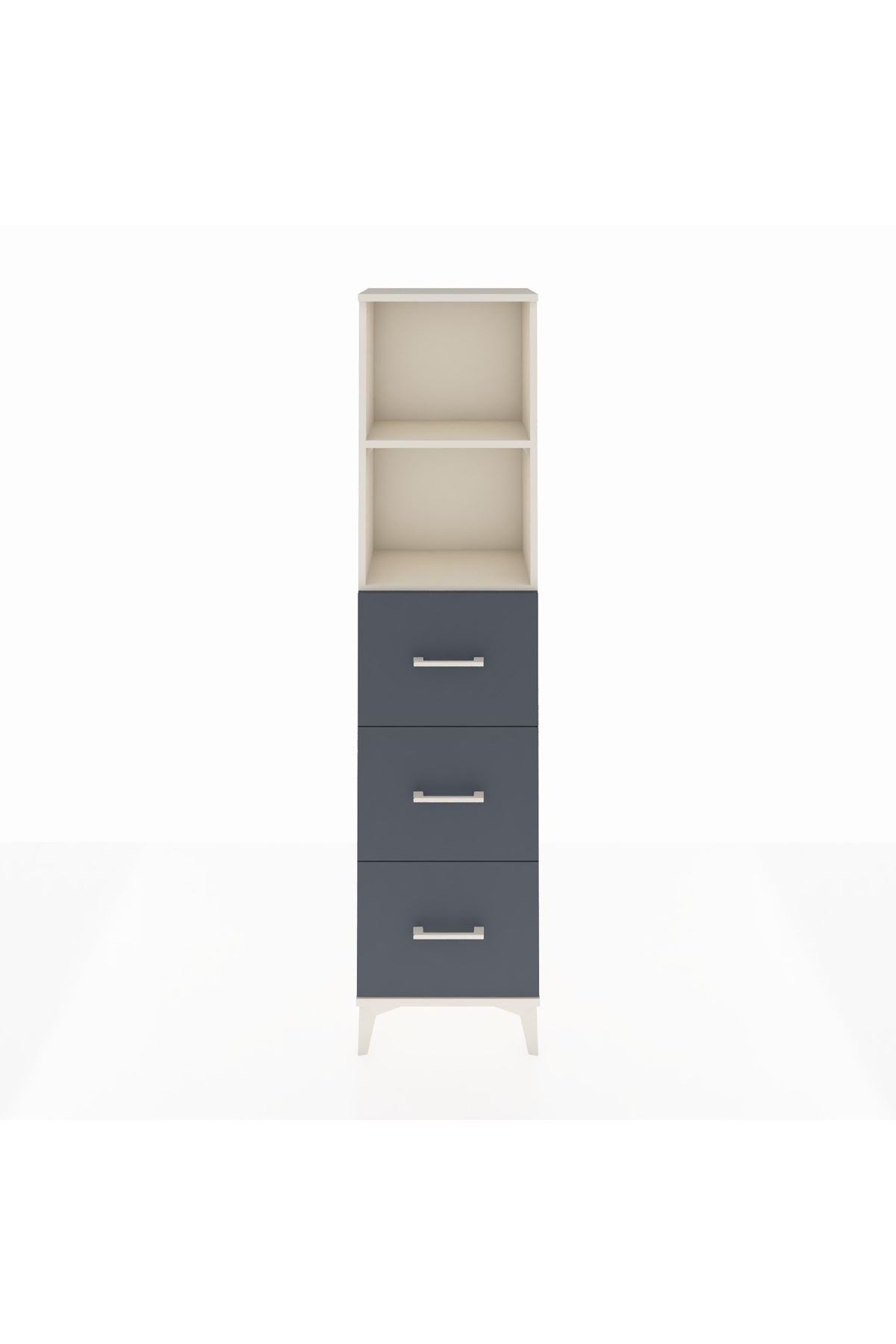 Arges Dolap 2 Raflı 3 Çekmeceli 44x30x182 - S22M052V2A
