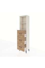 Arges Dolap 2 Raflı 3 Çekmeceli 44x30x182 - S22M052V3A