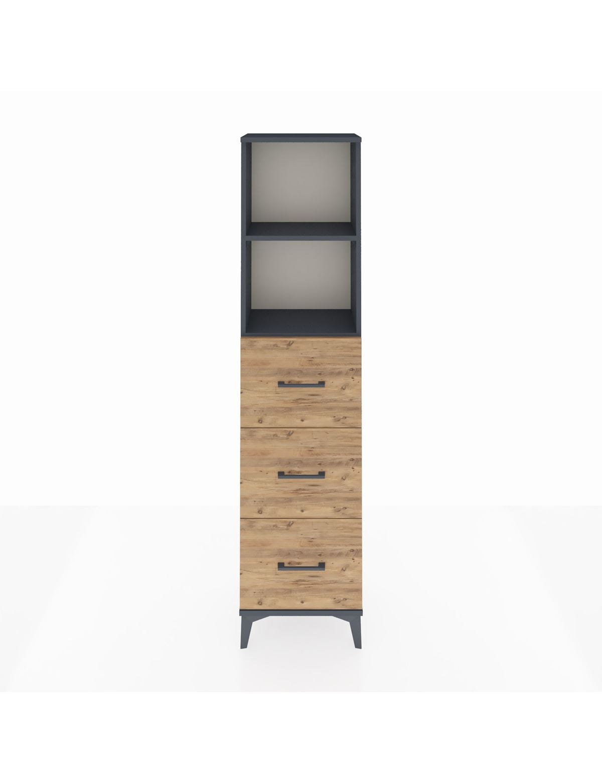 Arges Dolap 2 Raflı 3 Çekmeceli 44x30x182 - S22M052V6A