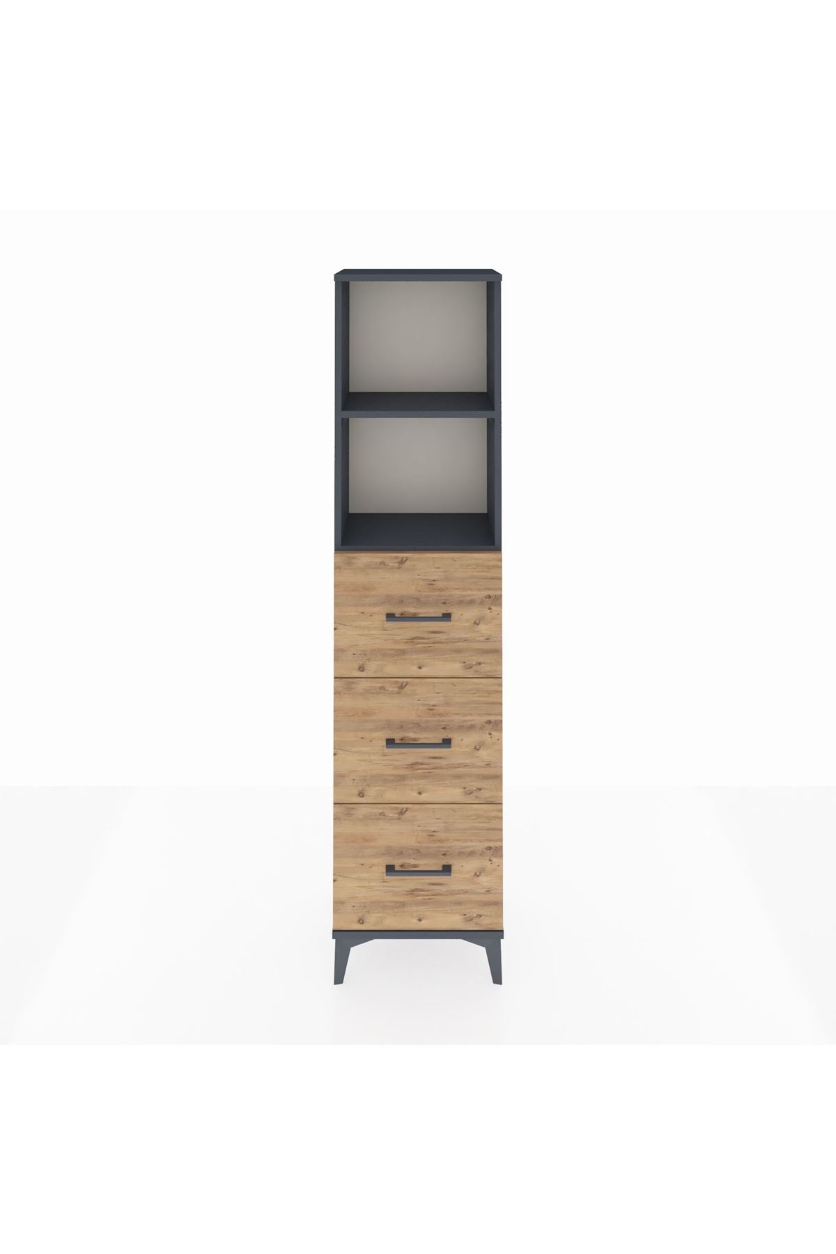 Arges Dolap 2 Raflı 3 Çekmeceli 44x30x182 - S22M052V6A