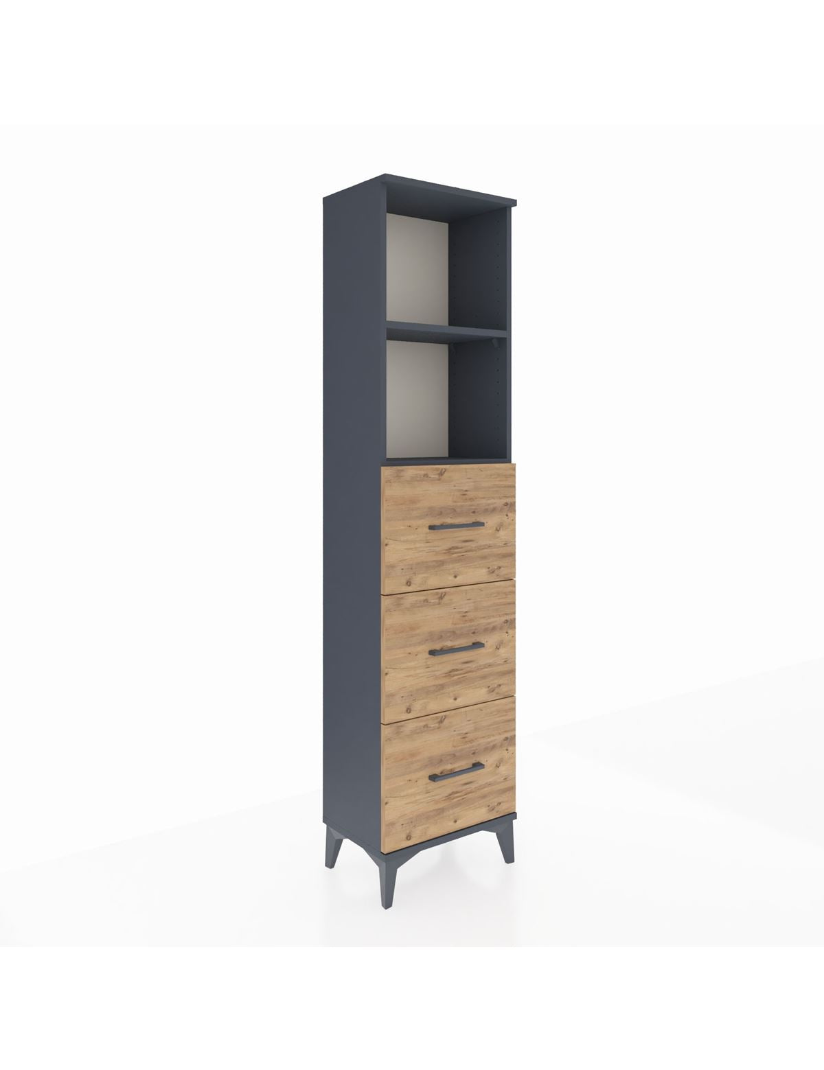Arges Dolap 2 Raflı 3 Çekmeceli 44x30x182 - S22M052V6A