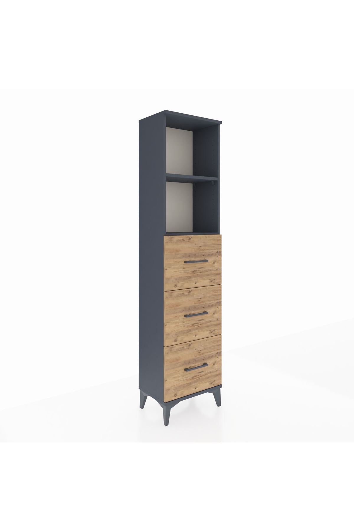 Arges Dolap 2 Raflı 3 Çekmeceli 44x30x182 - S22M052V6A