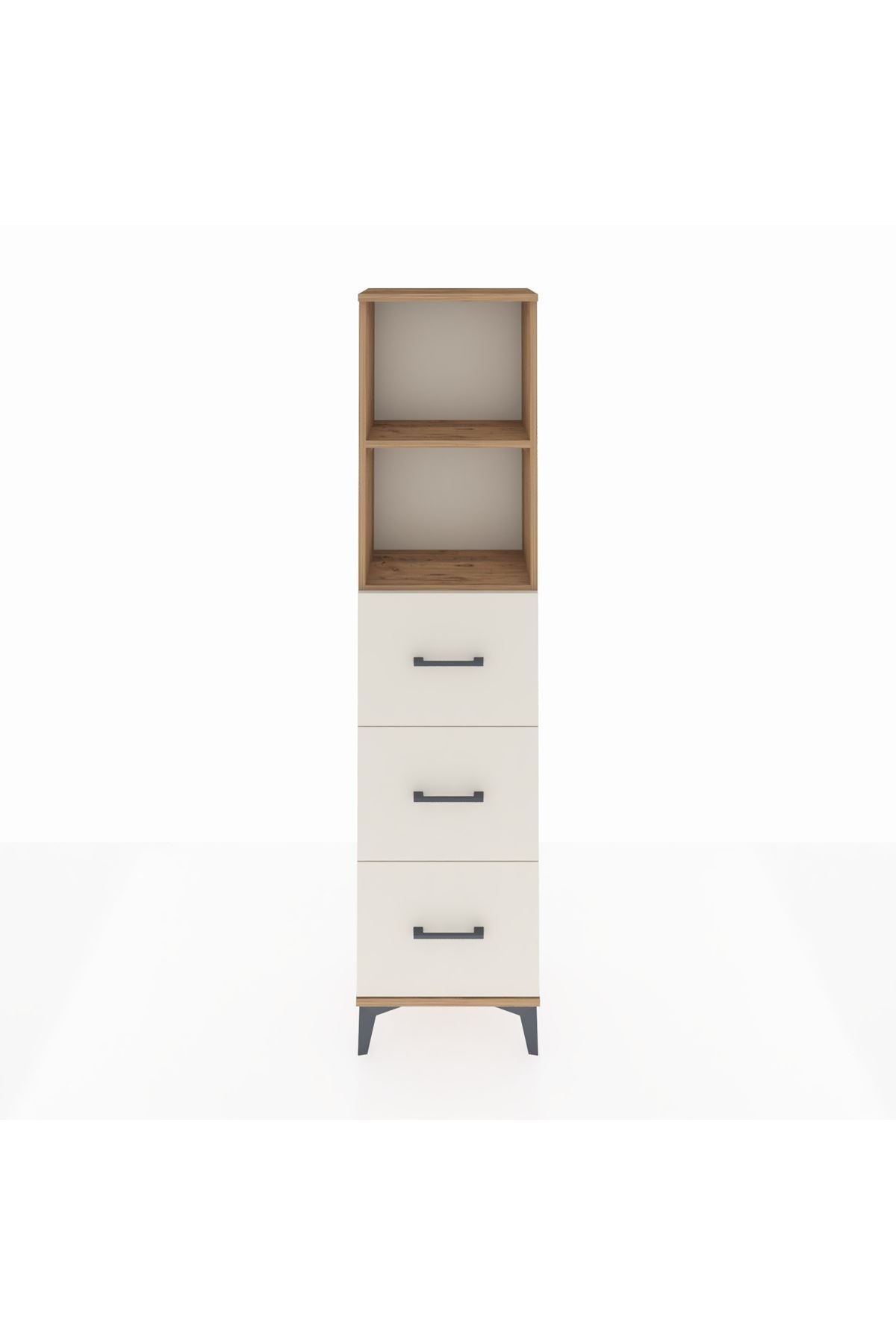 Arges Dolap 2 Raflı 3 Çekmeceli 44x30x182 - S22M052V7A