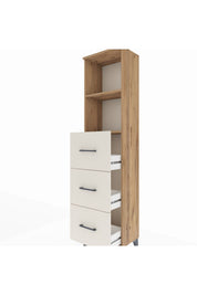 Arges Dolap 2 Raflı 3 Çekmeceli 44x30x182 - S22M052V7A